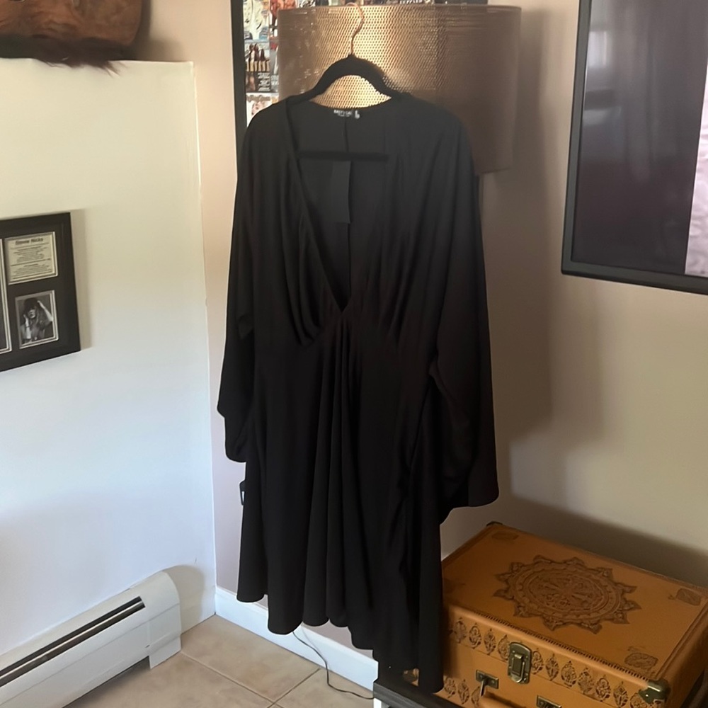 Nasty Gal Women's Plus Size Bat Wing Mini Dress - 16